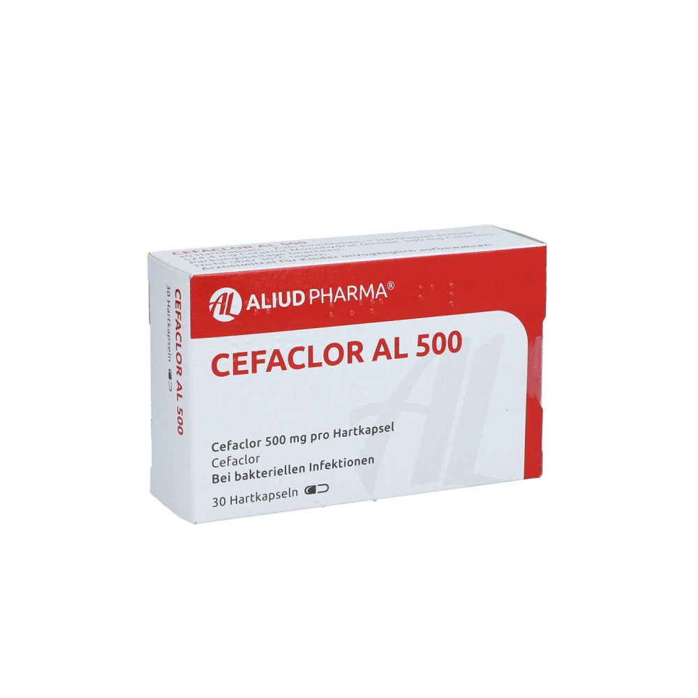Das Produktfoto zeigt Cefaclor Al 500 Hartkapseln (30 stk) PZN 11052804