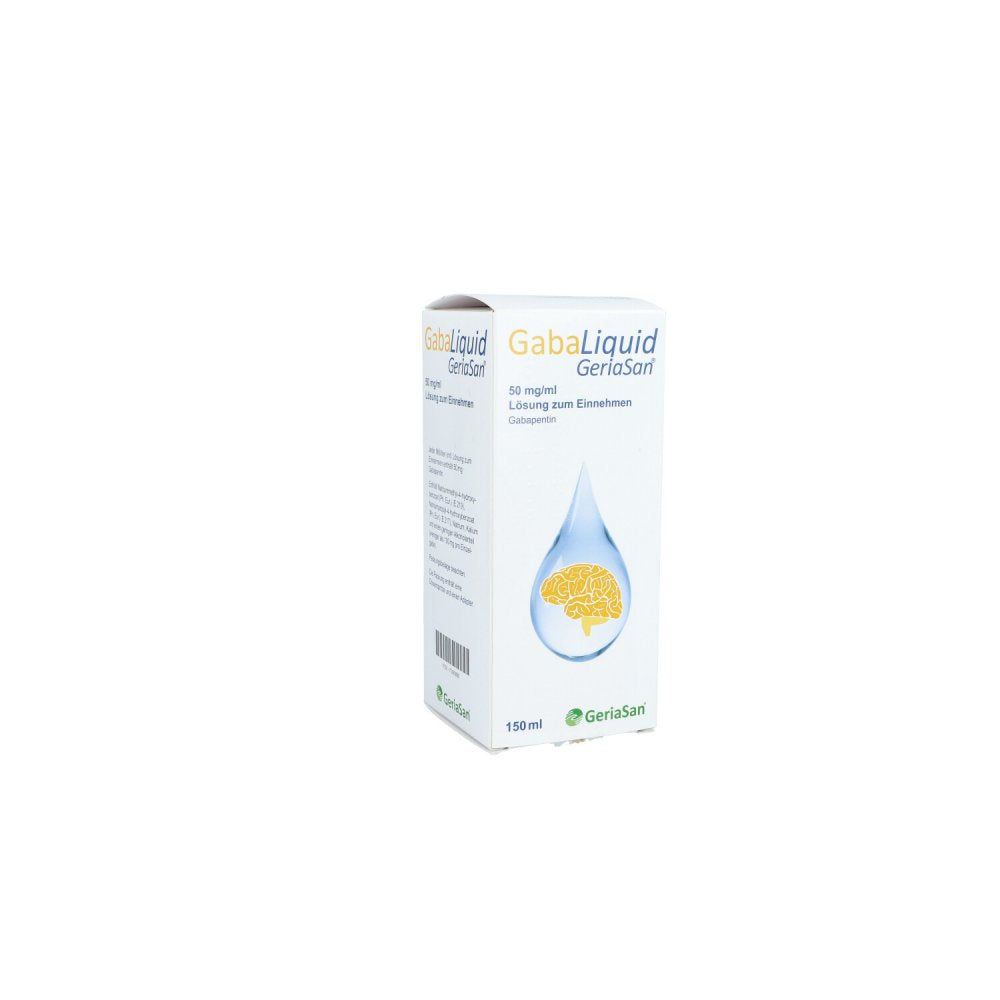 Das Produktfoto zeigt Gabaliquid Geriasan 50 Mg/Ml Lösung Z.Einnehmen (150 ml) PZN 11090880