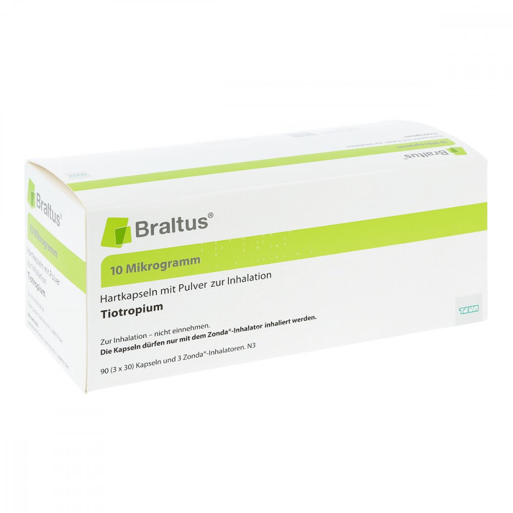 Braltus 10 Μg + 3 Zonda-Inhalat.Hartk.M.Plv.Z.Inh. (90 stk)