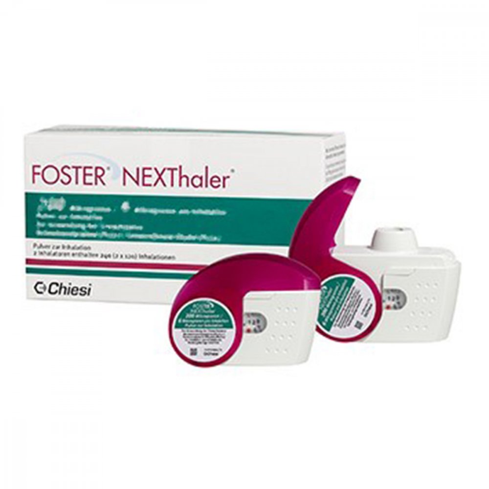 Foster Nexthaler 200/6 Μg 120 Ed Inhalationspulver (2 stk)