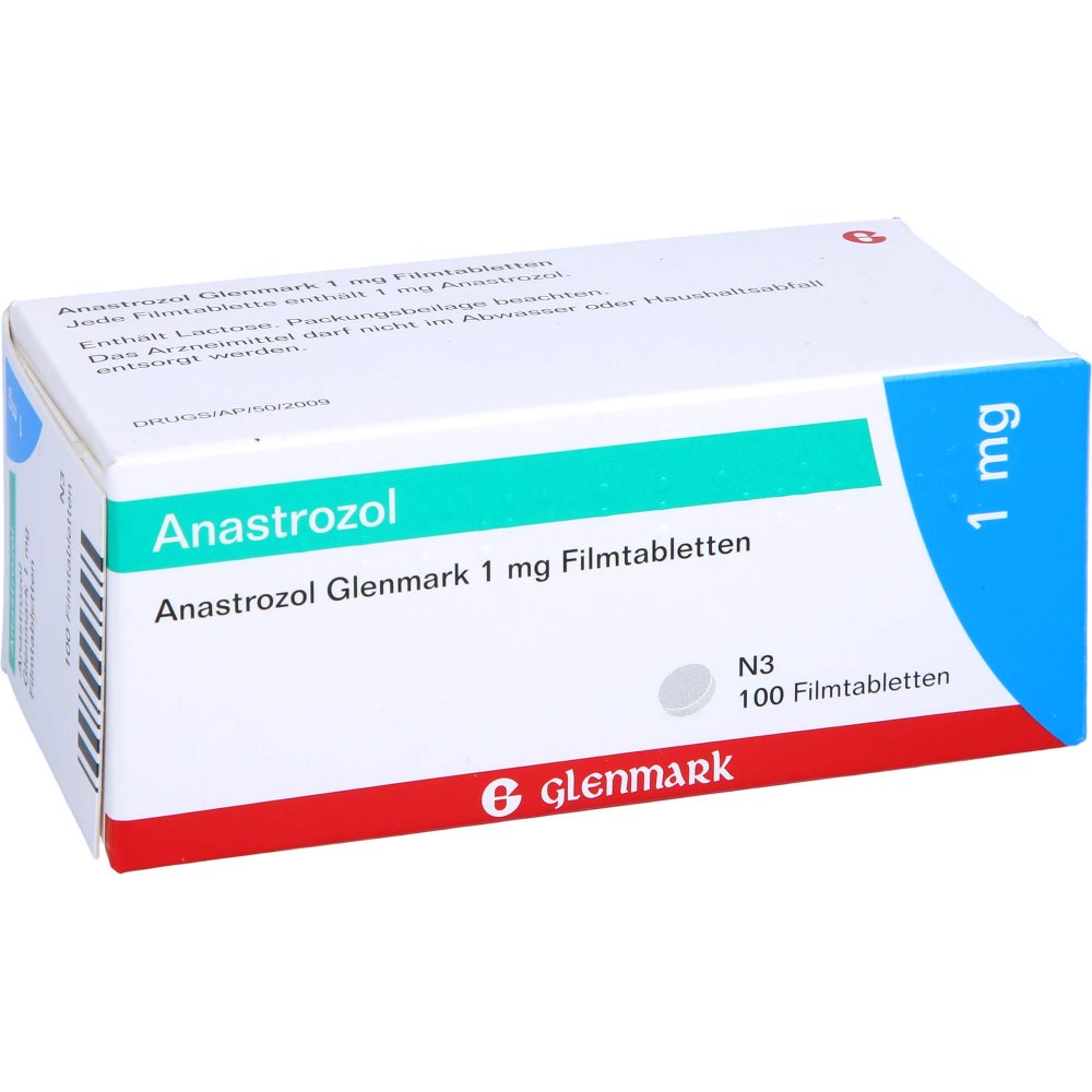 Anastrozol Glenmark 1 Mg Filmtabletten (100 stk)