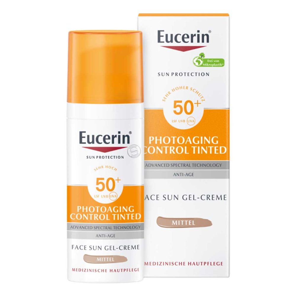 Eucerin Sun Cc Creme Getönt Mittel Lsf 50+ (50 ml)