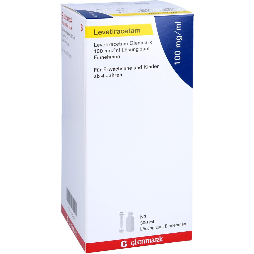 Levetiracetam Glenmark 100 Mg/Ml Lse 10ml Dos.Spr. (300 ml)