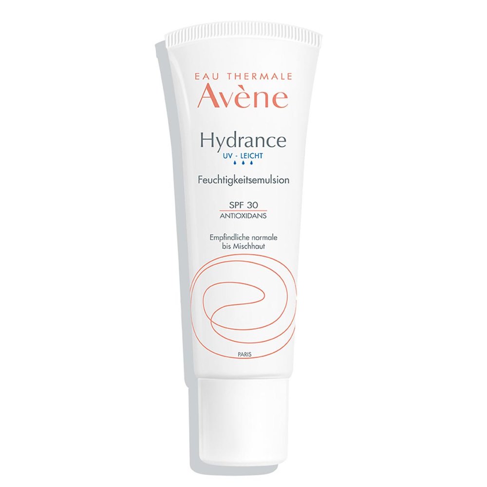 Das Produktfoto zeigt Avene Hydrance Uv Leicht Feuchtigkeitsemuls.Spf 30 (40 ml) PZN 11352601