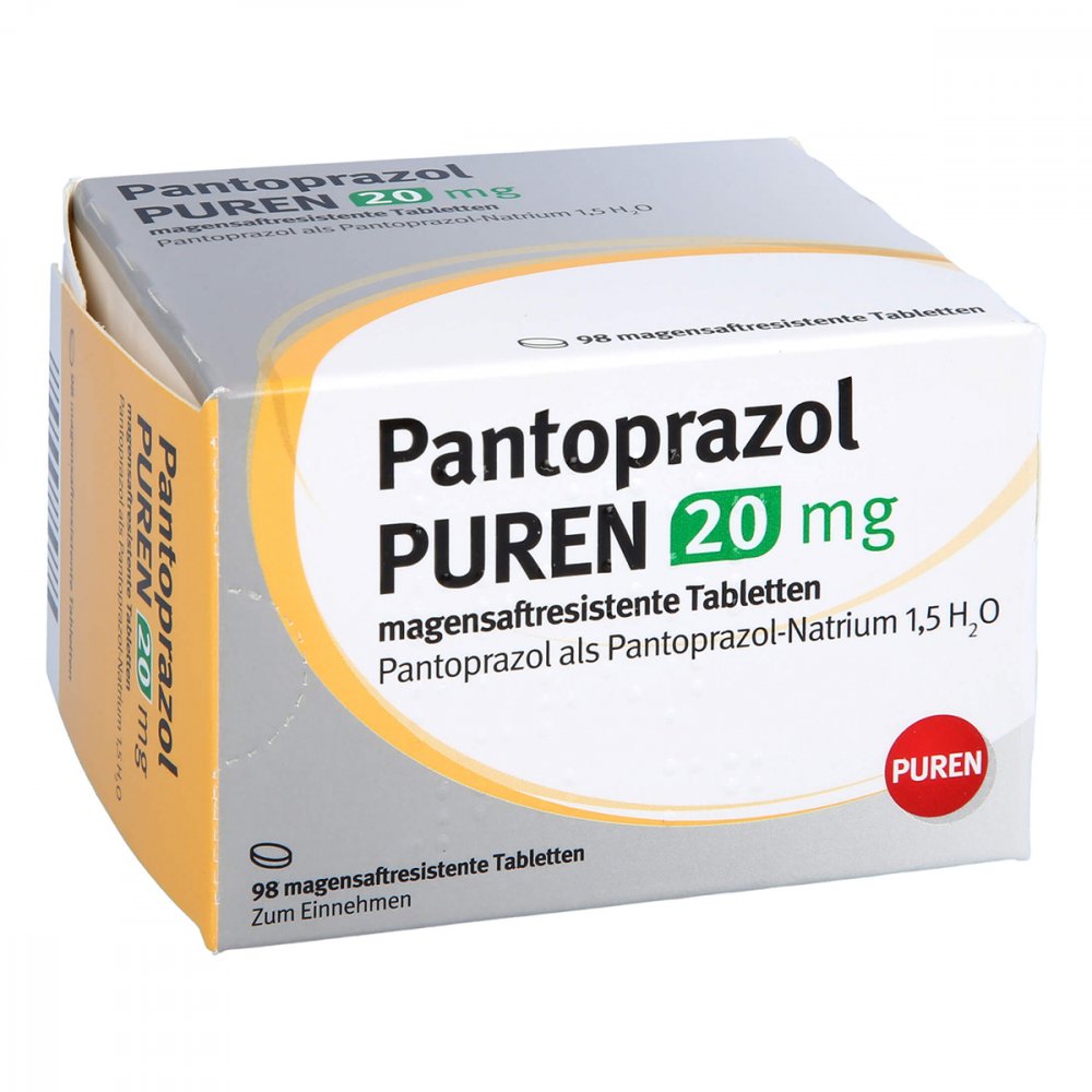 Pantoprazol Puren 20 Mg Magensaftres.Tabletten (98 stk)