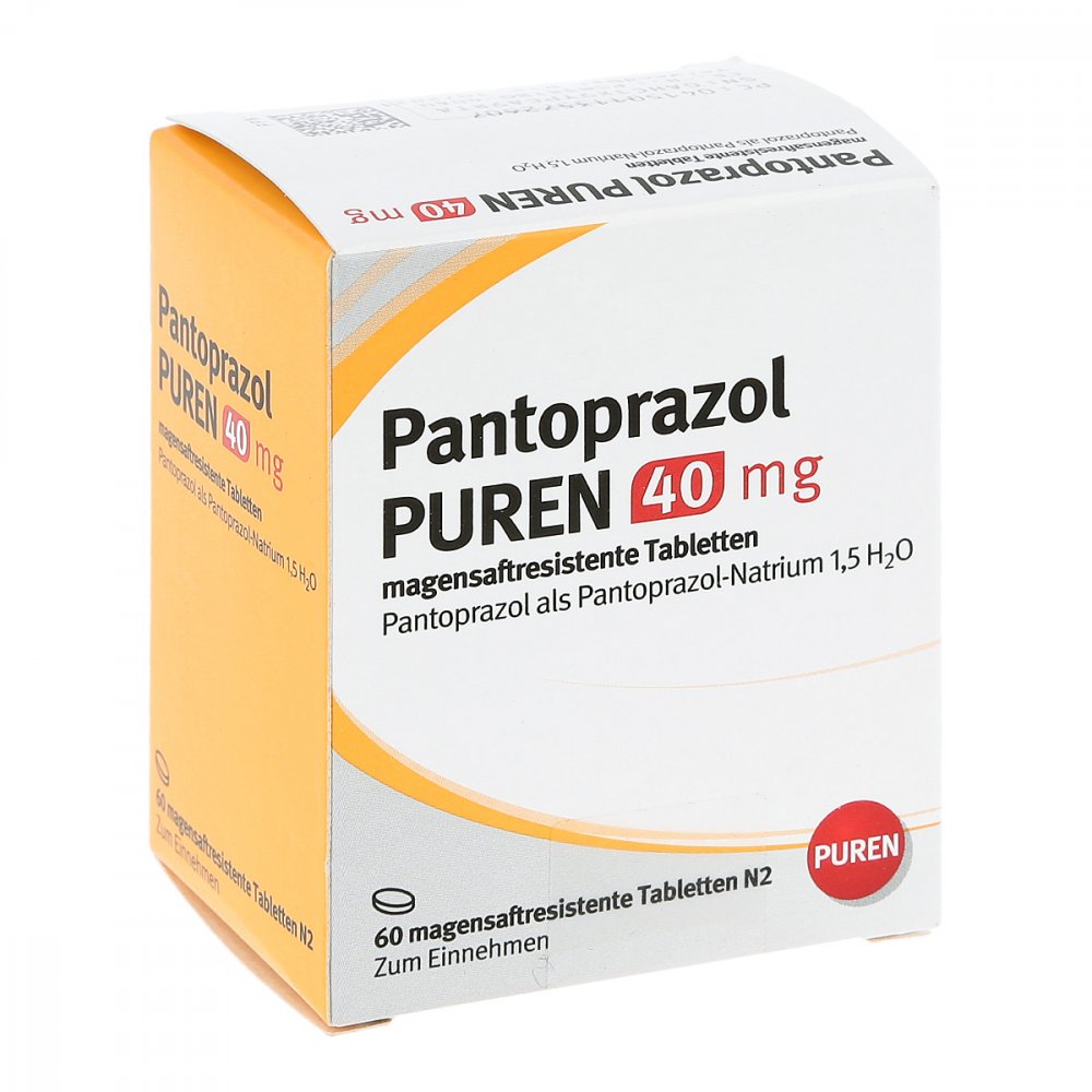 Pantoprazol Puren 40 Mg Magensaftres.Tabletten (60 stk)