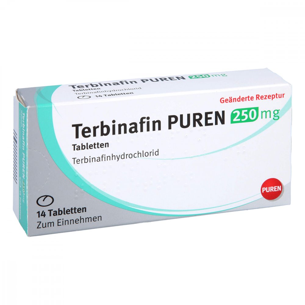 Terbinafin Puren 250 Mg Tabletten (14 stk)