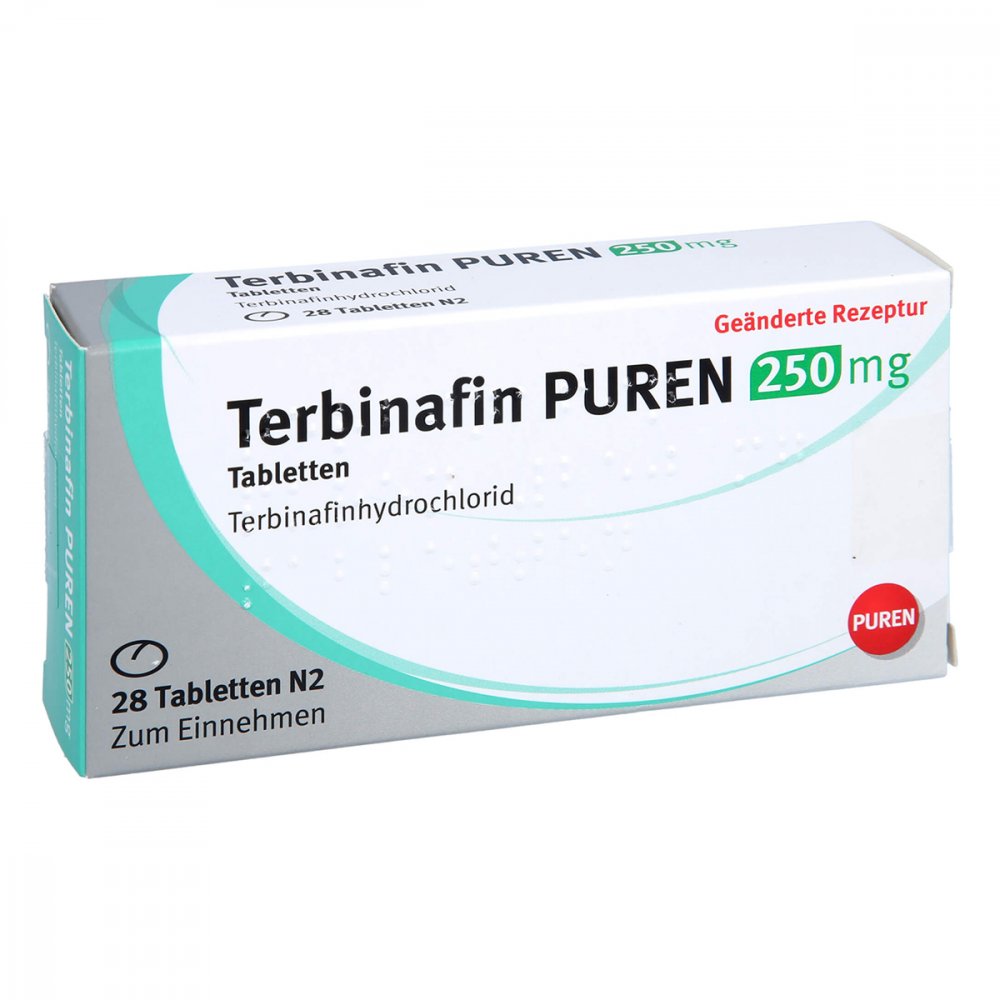 Terbinafin Puren 250 Mg Tabletten (28 stk)