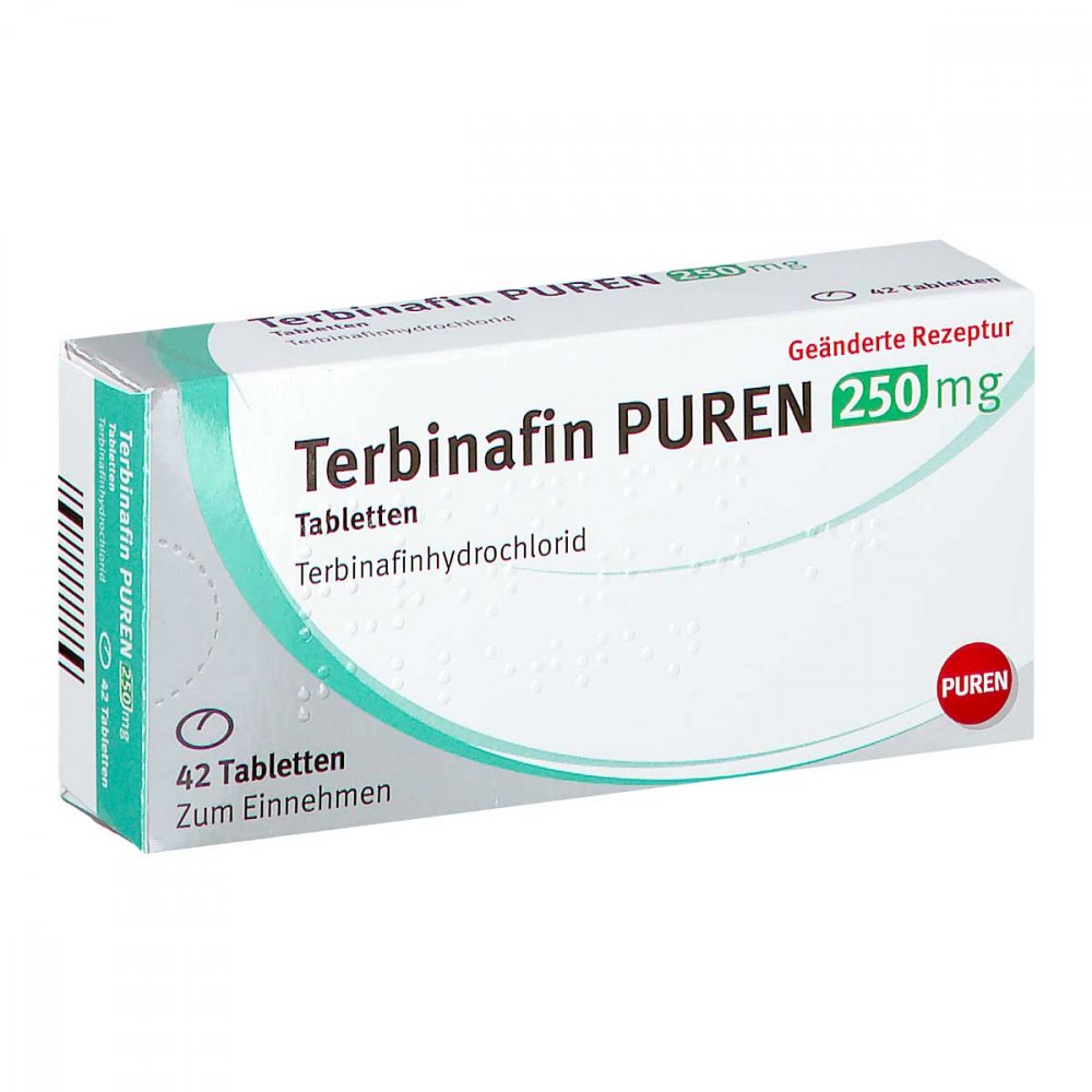 Terbinafin Puren 250 Mg Tabletten (42 stk)