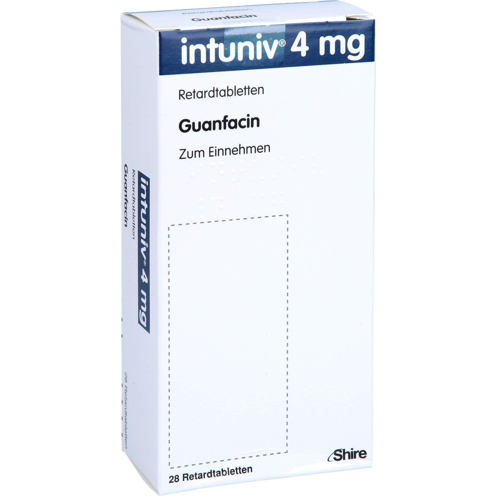Das Produktfoto zeigt Intuniv 4 Mg Retardtabletten (28 stk) PZN 11383323