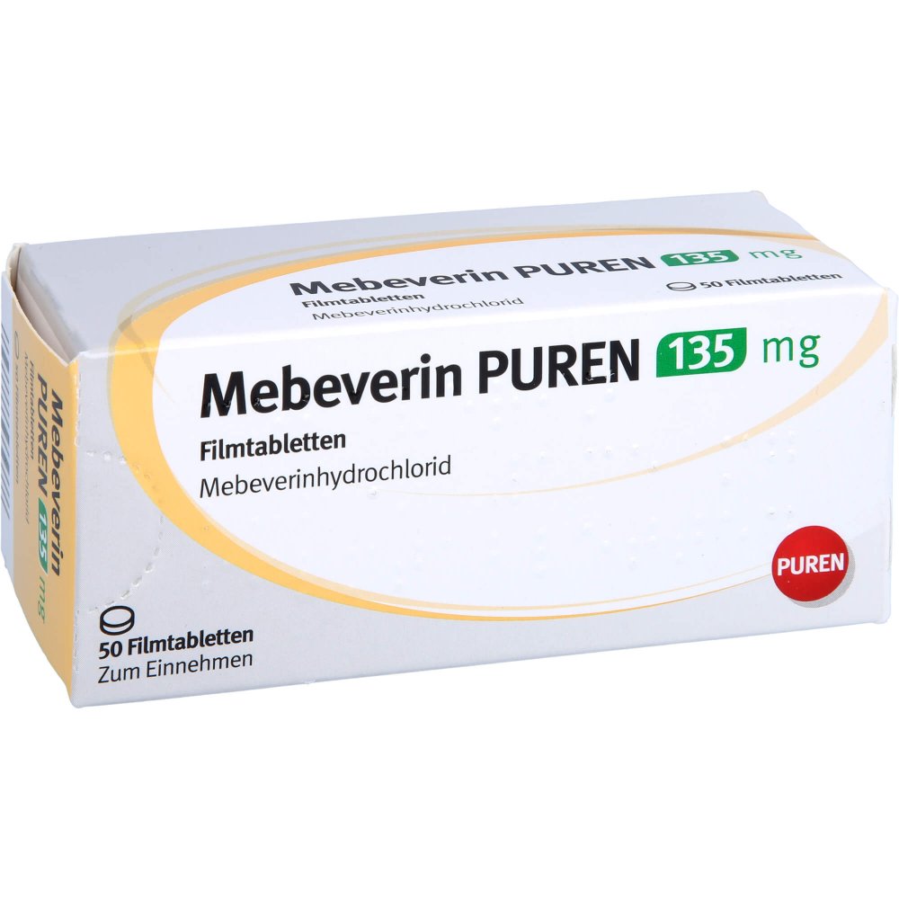 Mebeverin Puren 135 Mg Filmtabletten (50 stk)