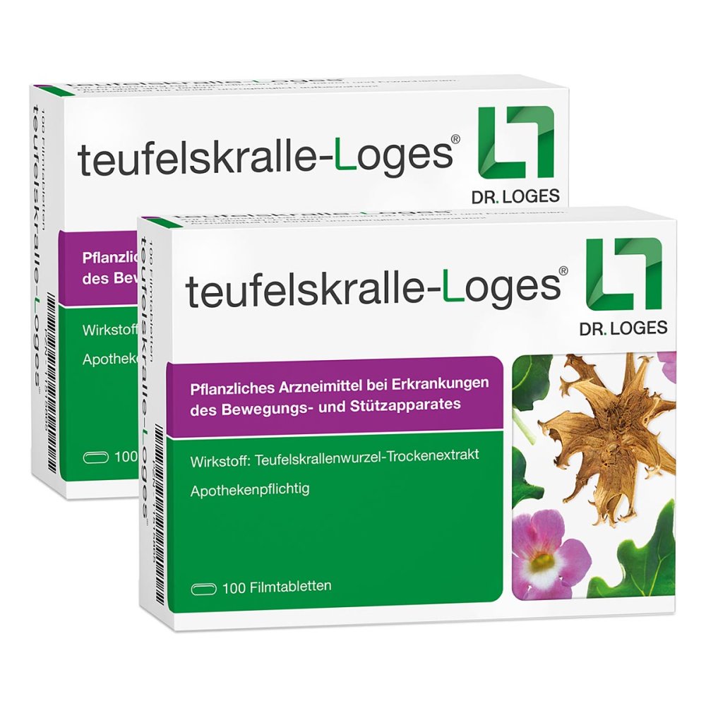Das Produktfoto zeigt Teufelskralle-Loges Filmtabletten (200 stk) PZN 11515871
