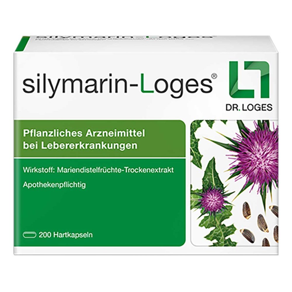 Silymarin-Loges Hartkapseln (200 stk)