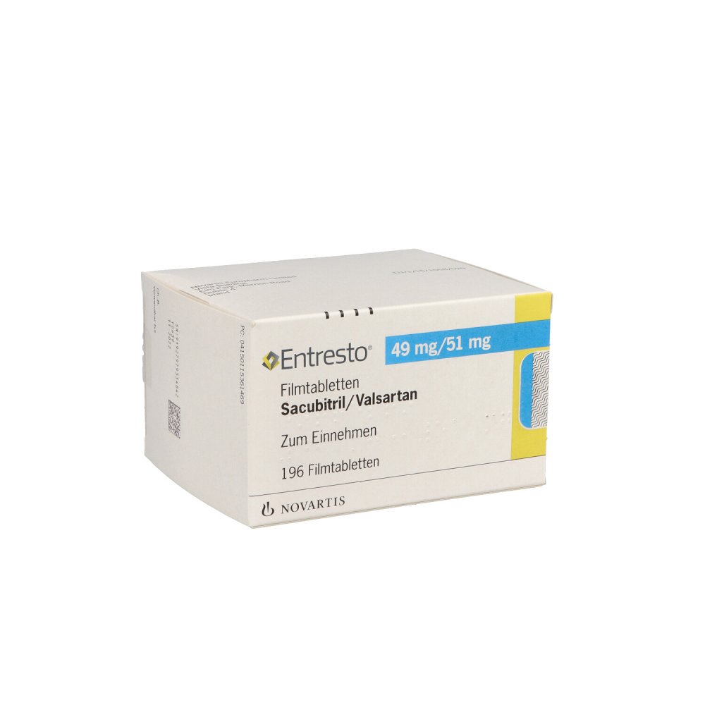 Entresto 49 Mg/51 Mg Filmtabletten (196 stk)