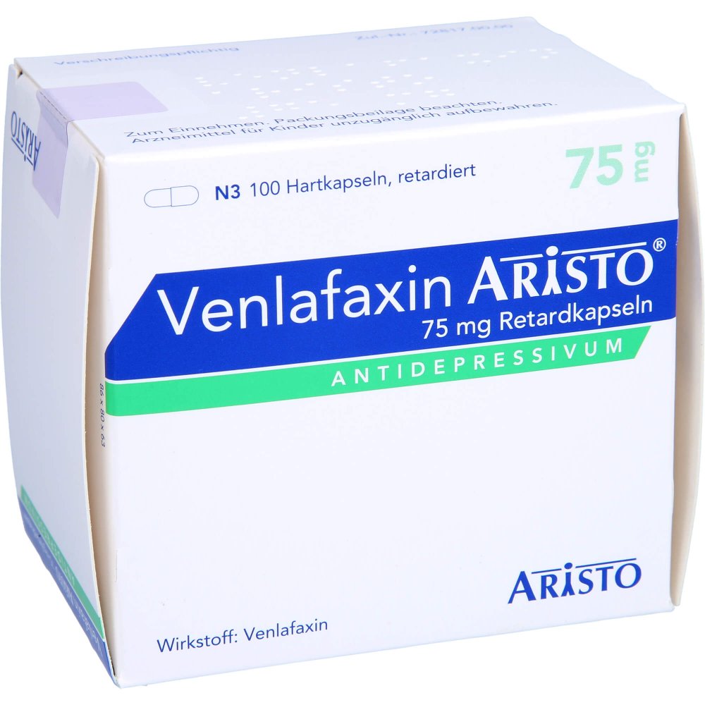Venlafaxin Aristo 75 Mg Retardkapseln (100 stk)