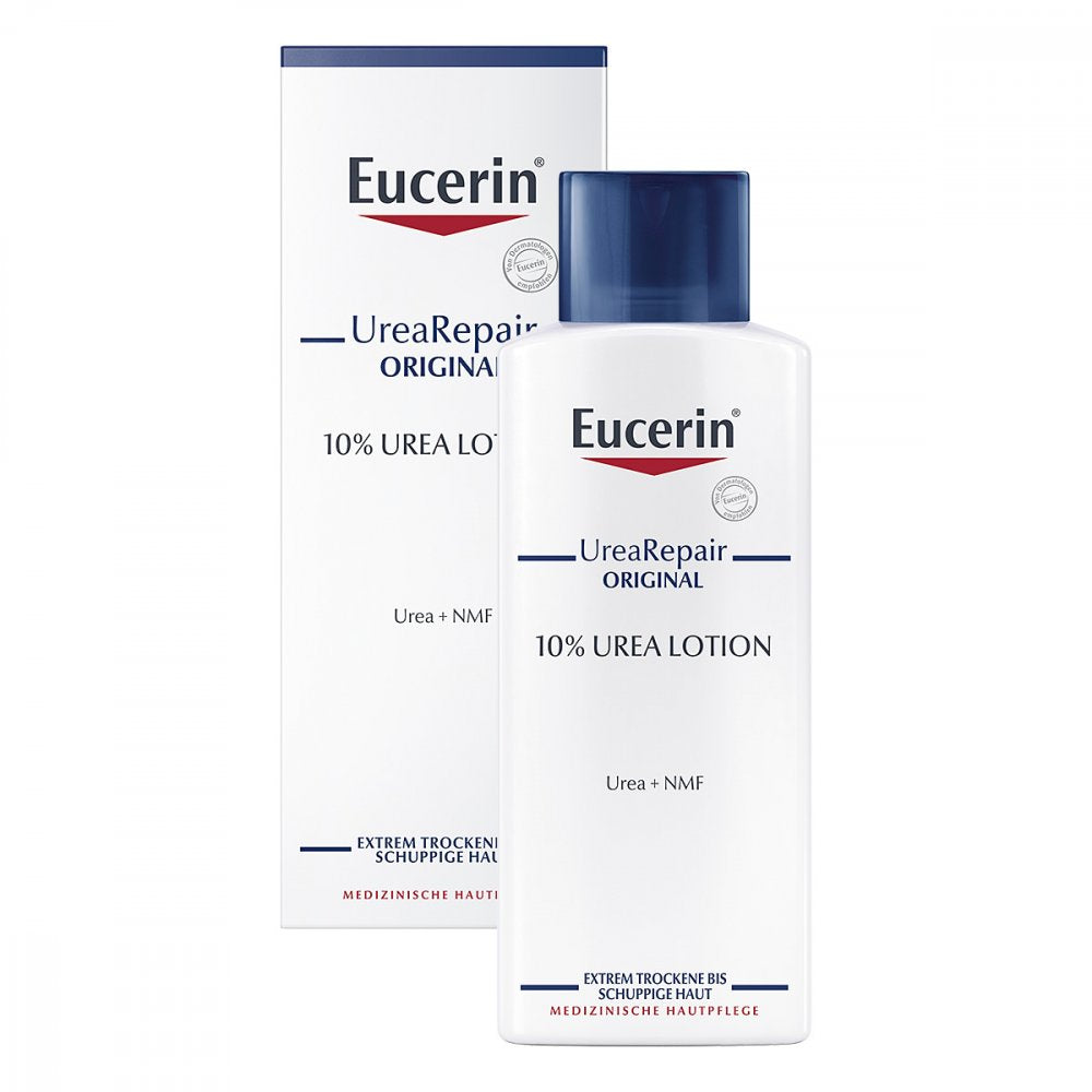 Das Produktfoto zeigt Eucerin Urearepair Original Lotion 10% (250 ml) PZN 11678082