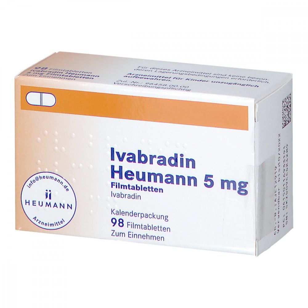 Ivabradin Heumann 5 Mg Filmtabletten (98 stk)