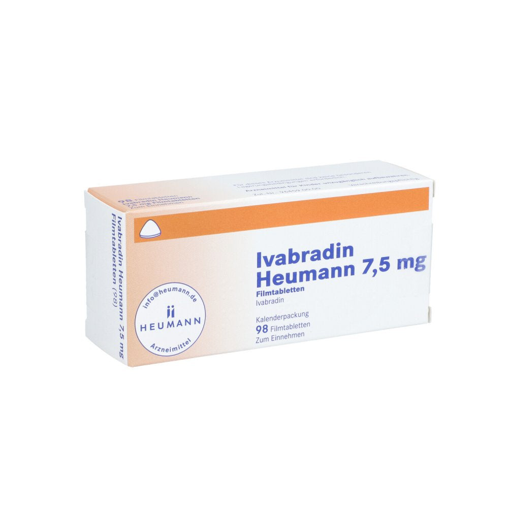 Ivabradin Heumann 7,5 Mg Filmtabletten (98 stk)