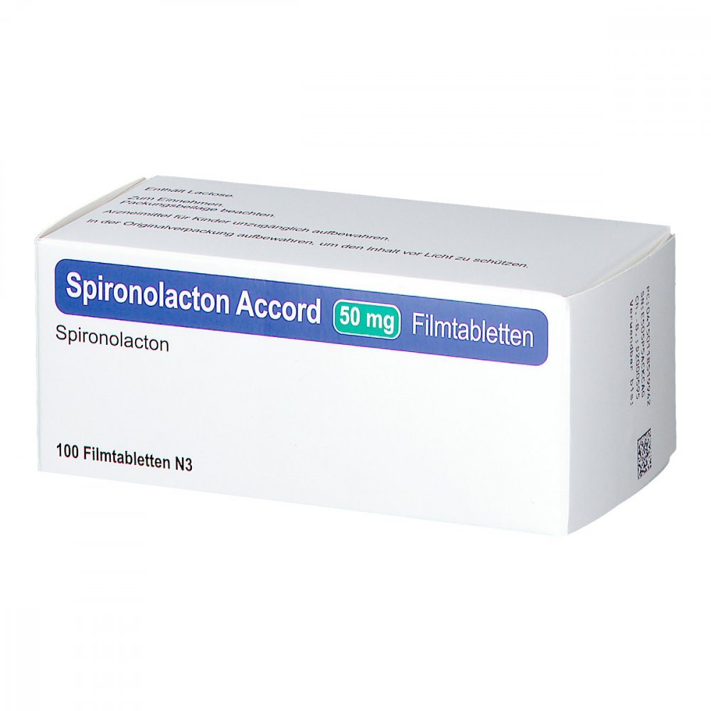 Spironolacton Accord 50 Mg Filmtabletten (100 stk)