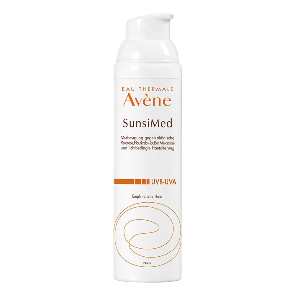 Das Produktfoto zeigt Avene Sunsimed Emulsion (80 ml) PZN 11861567