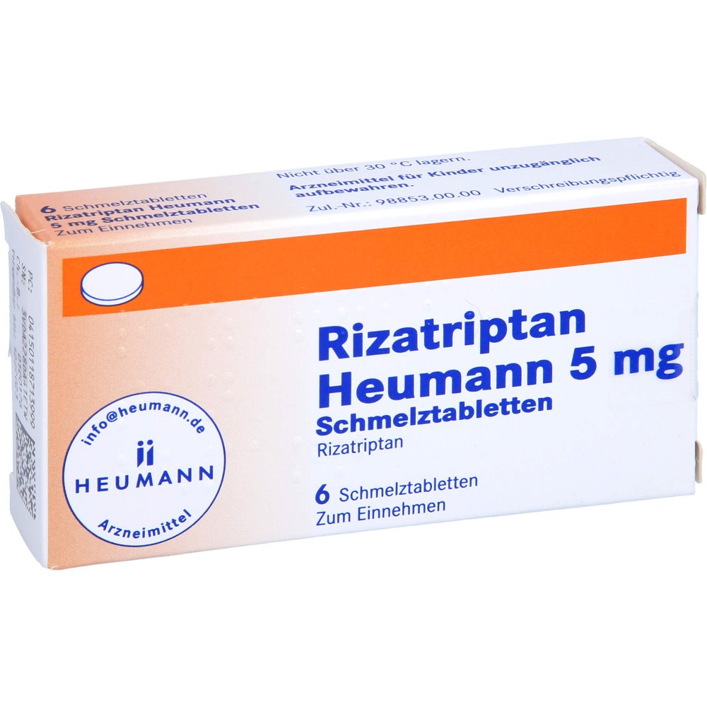 Rizatriptan Heumann 5 Mg Schmelztabletten (6 stk)