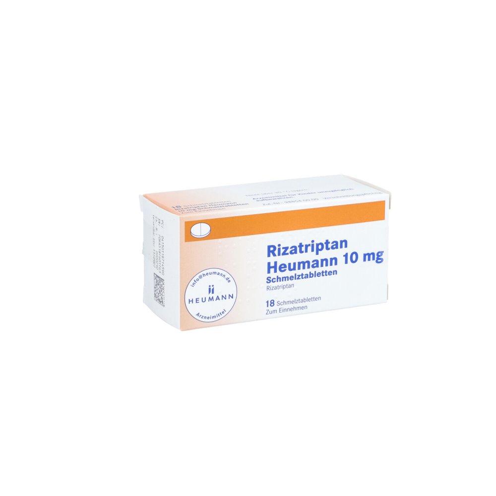 Rizatriptan Heumann 10 Mg Schmelztabletten (18 stk)