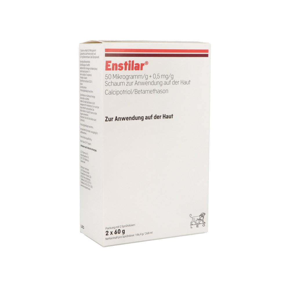 Enstilar 50 Μg/G + 0,5 Mg/G Schaum Z.Anw.A.D.Haut (2X60 g)