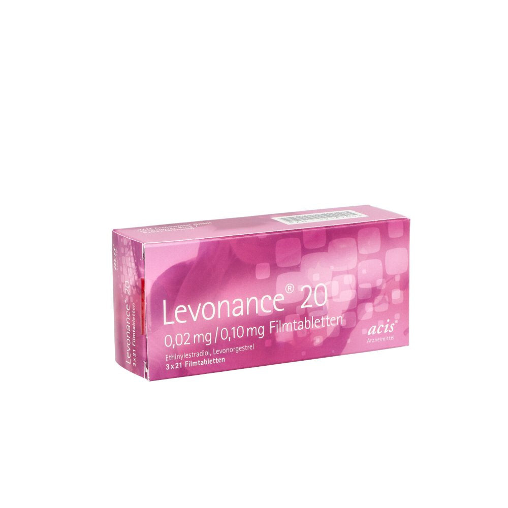 Levonance 20 0,02 Mg/0,10 Mg Filmtabletten (3X21 stk)