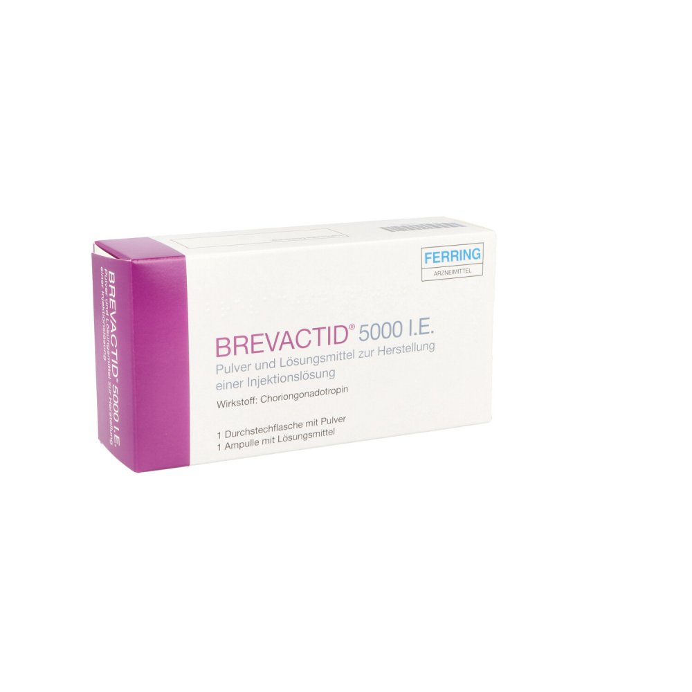 Brevactid 5000 I.E. Plv.U.Lsm.Z.H.E.Injektionslsg. (1 stk)