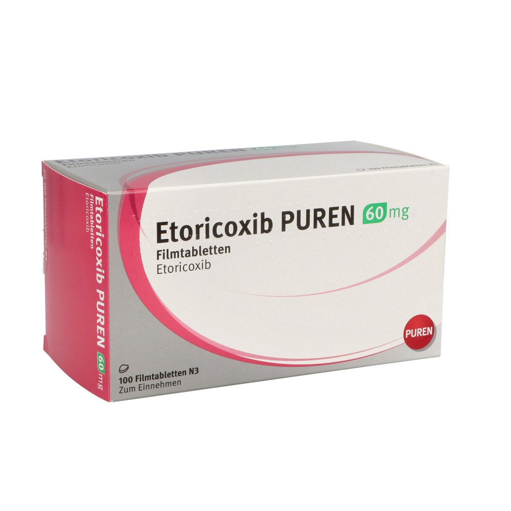 Etoricoxib Puren 60 Mg Filmtabletten (100 stk)