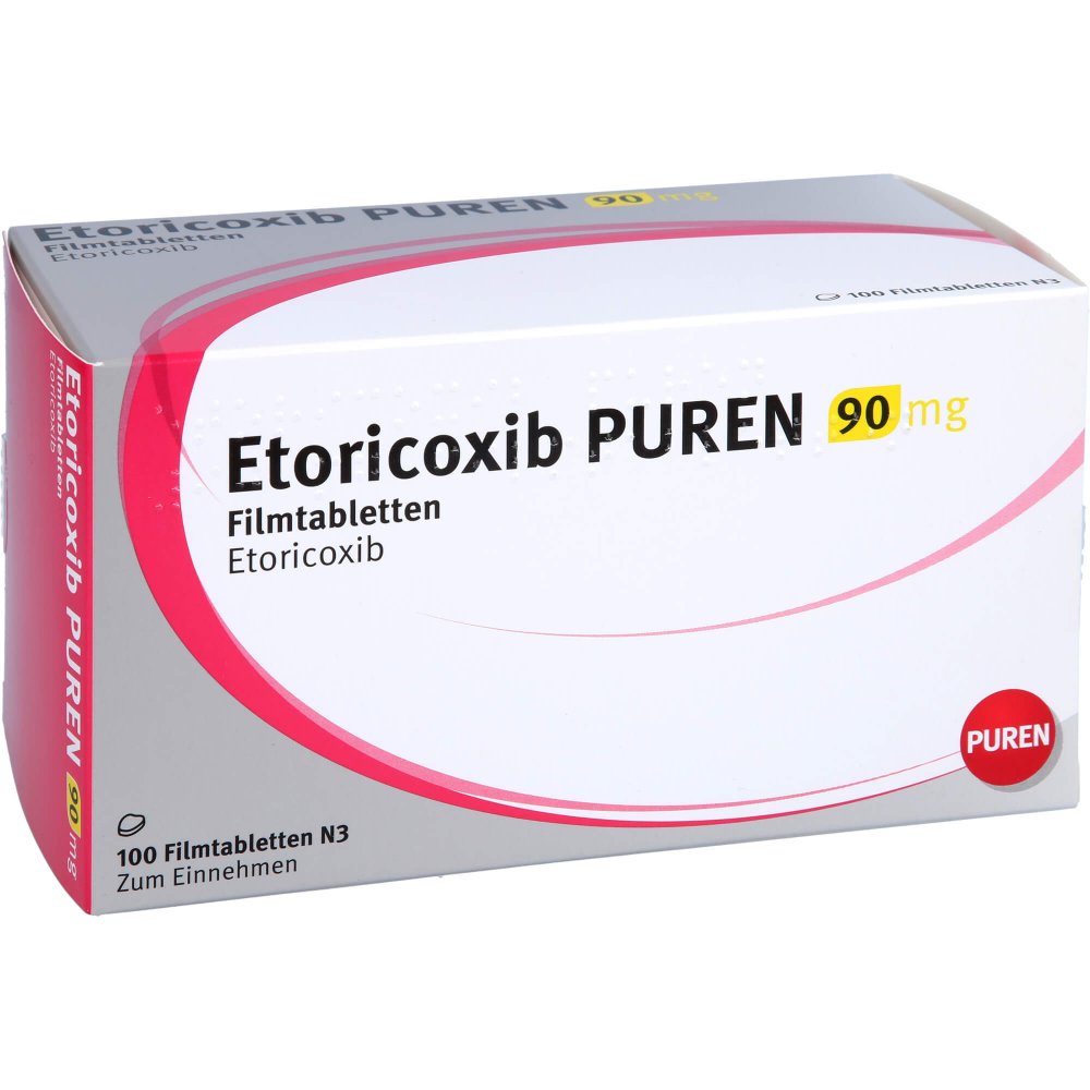 Etoricoxib Puren 90 Mg Filmtabletten (100 stk)
