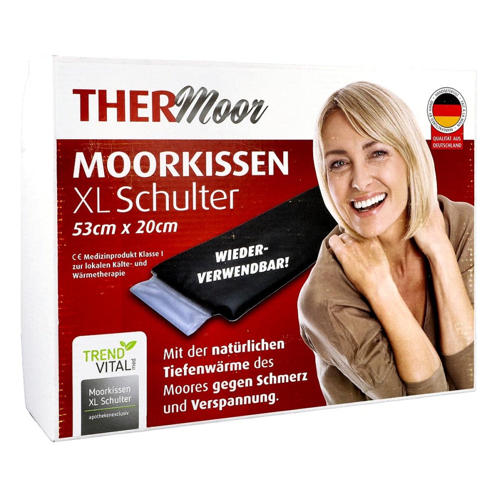 Das Produktfoto zeigt Moorkissen Xl Schult.20x53 Cm Trendvital Med Ther. (1 stk) PZN 12378117