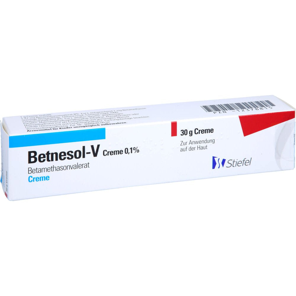 Das Produktfoto zeigt Betnesol-V Creme 0,1% (30 g) PZN 12378815