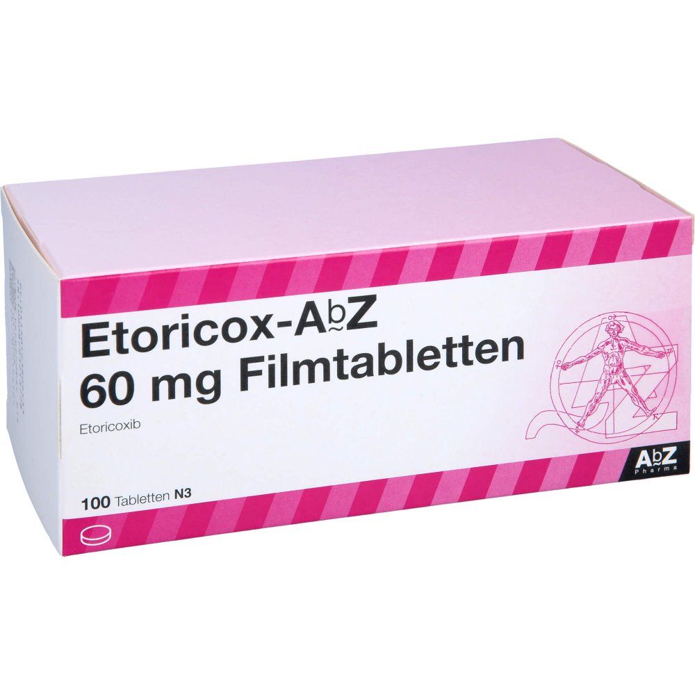 Etoricox Abz 60 Mg Filmtabletten (100 stk)