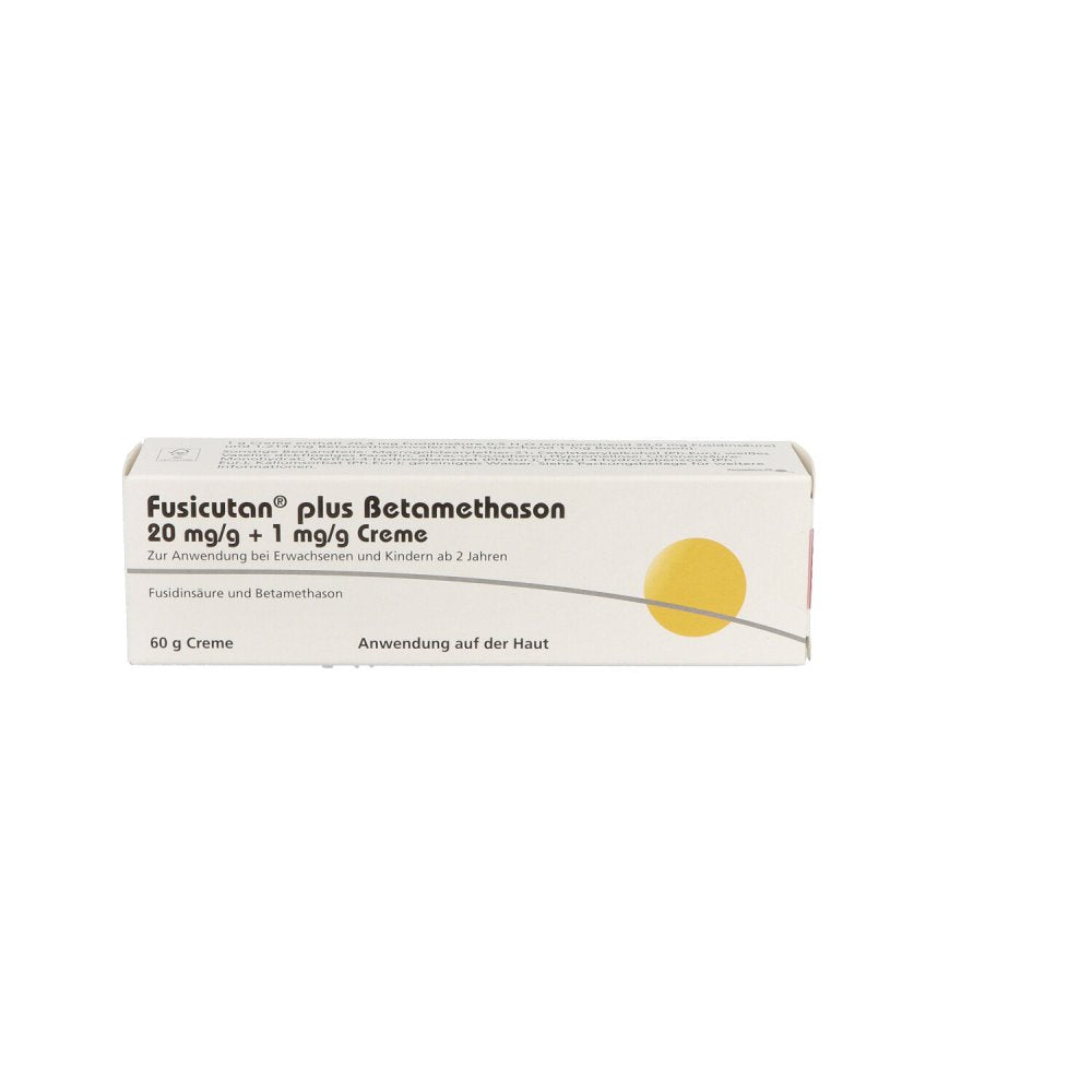 Das Produktfoto zeigt Fusicutan Plus Betamethason 20 Mg/G + 1 Mg/G Creme (60 g) PZN 12395564