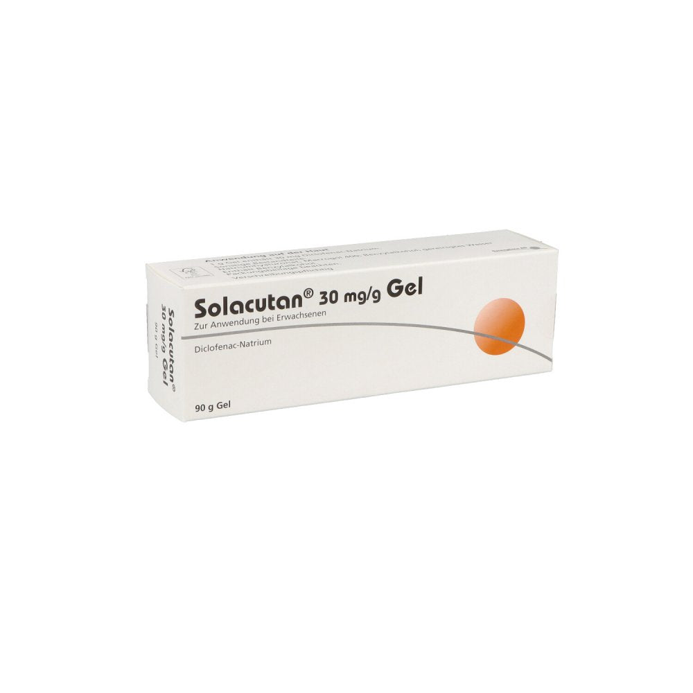 Das Produktfoto zeigt Solacutan 30 Mg/G Gel (90 g) PZN 12395587