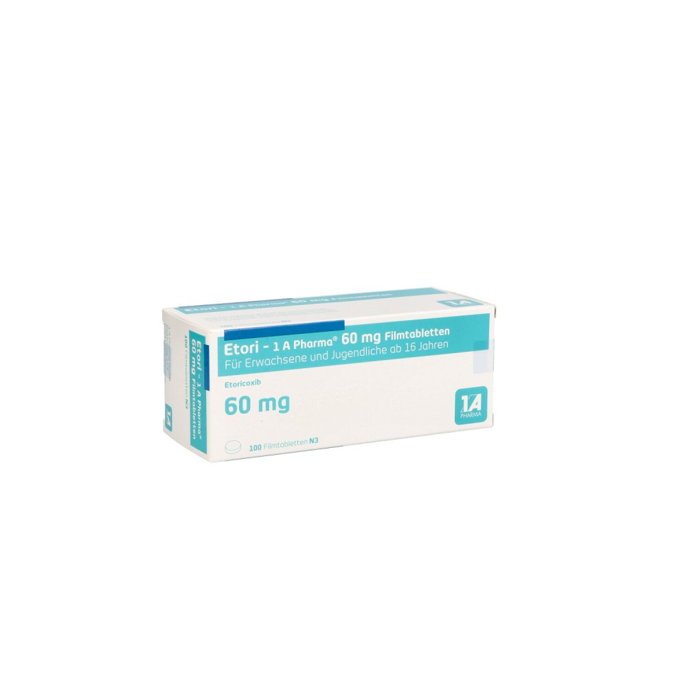 Etori-1a Pharma 60 Mg Filmtabletten (100 stk)