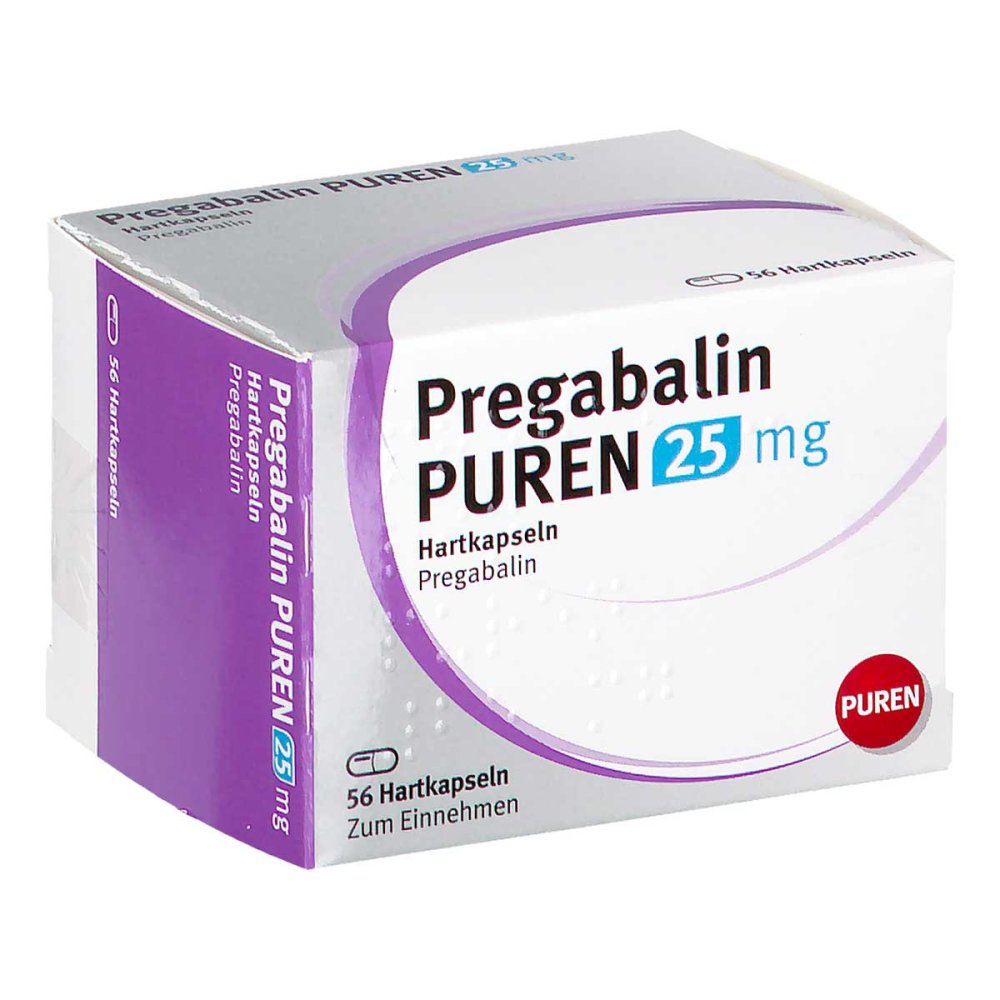 Pregabalin Puren 25 Mg Hartkapseln (56 stk)