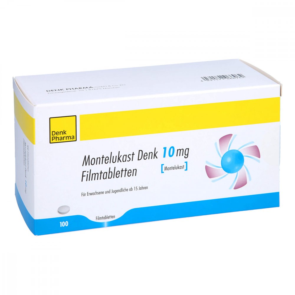 Montelukast Denk 10 Mg Filmtabletten (100 stk)