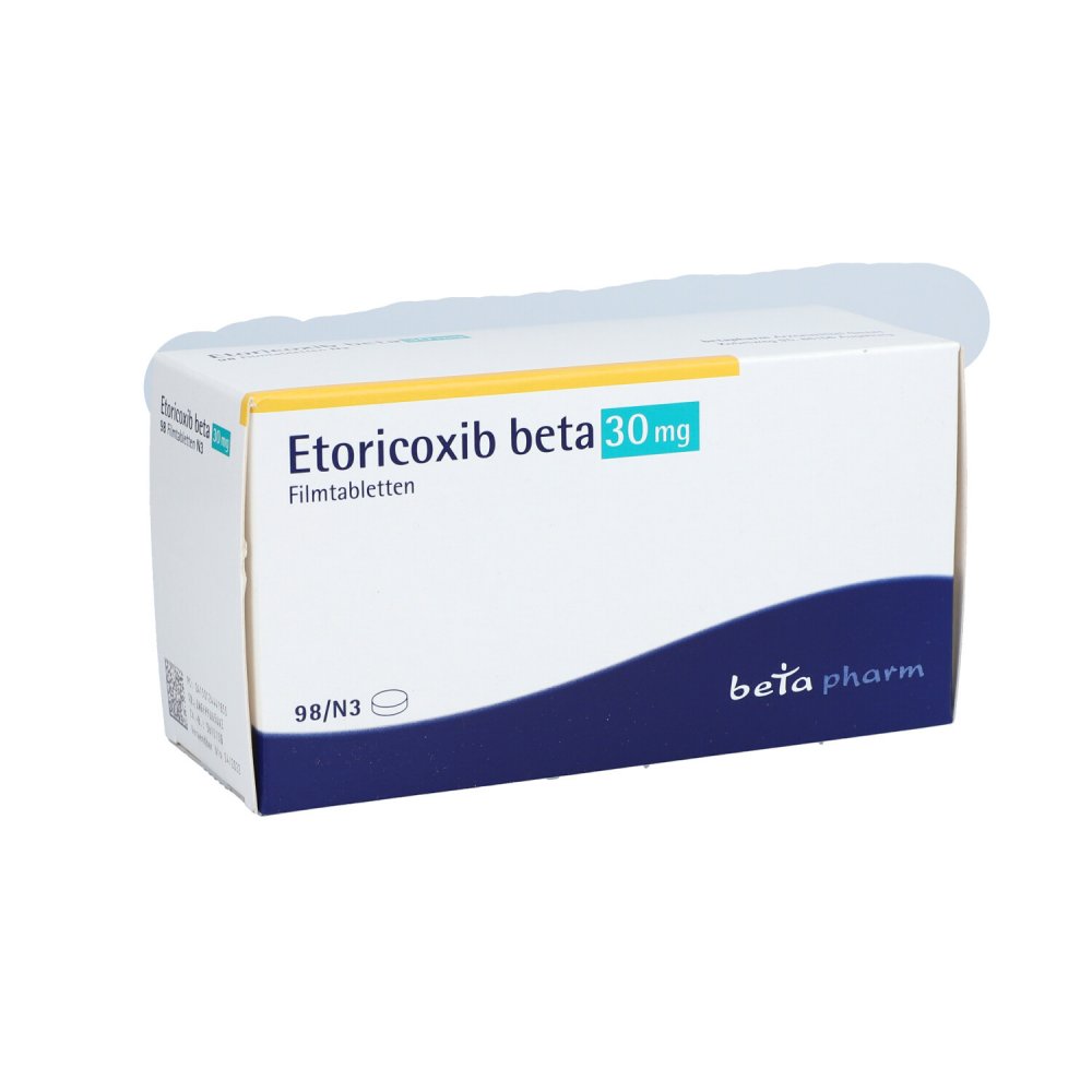 Etoricoxib Beta 30 Mg Filmtabletten (98 stk)