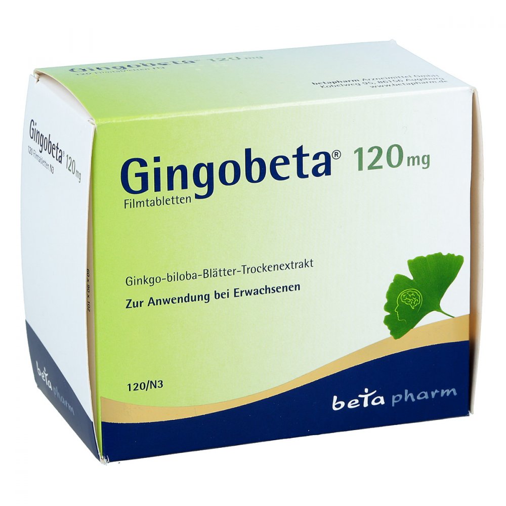 Gingobeta 120 Mg Filmtabletten (120 stk)