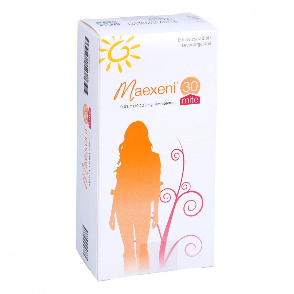 Maexeni 30 Mite 0,03 Mg/0,125 Mg Filmtabletten (6X21 stk)
