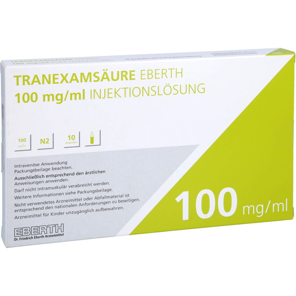 Tranexamsäure Eberth 100 Mg/Ml Injektionslösung (10X5 ml)
