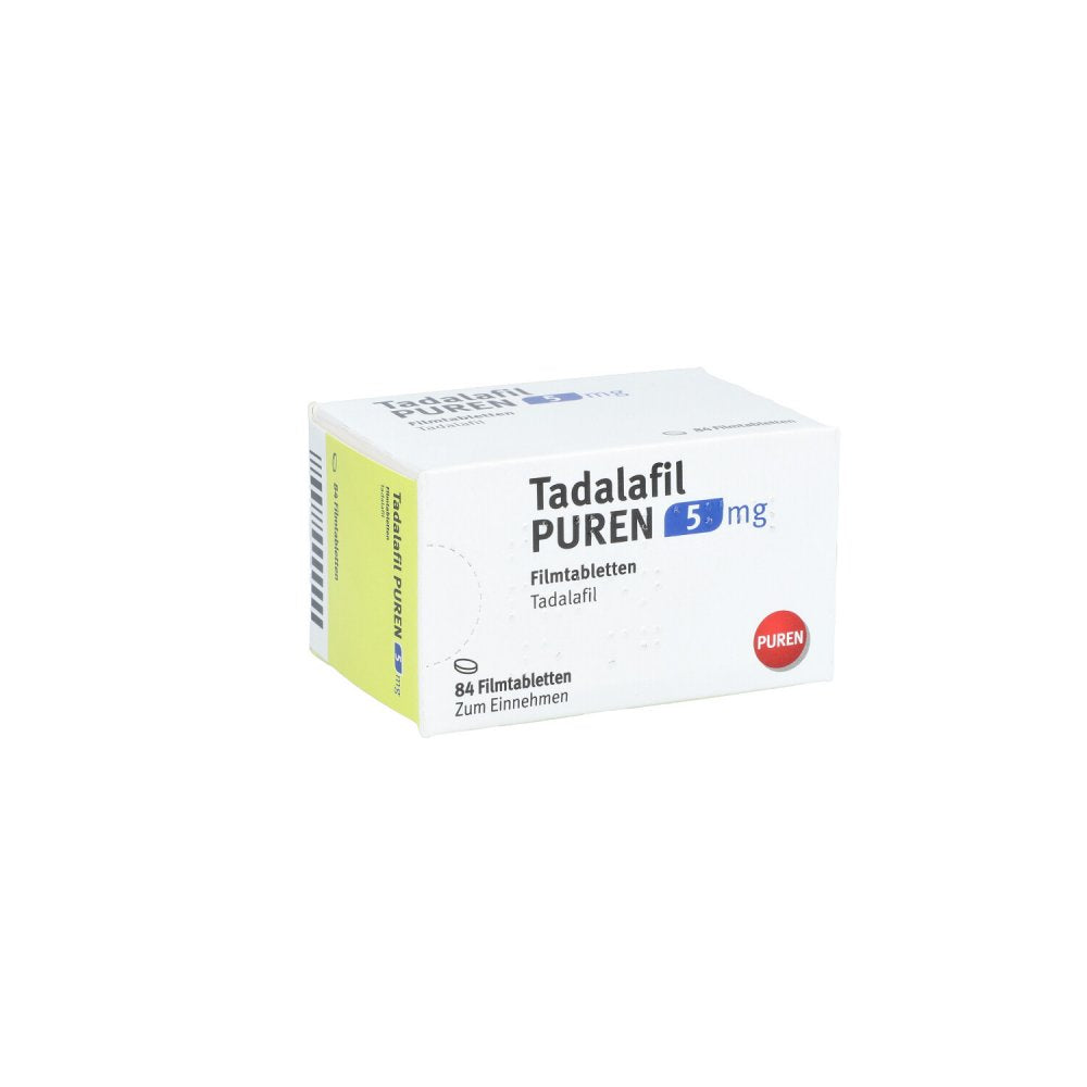 Tadalafil Puren 5 Mg Filmtabletten (84 stk)