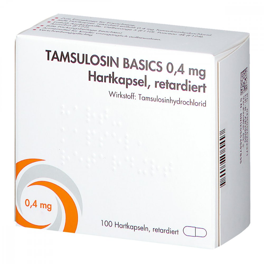 Tamsulosin Basics 0,4 Mg Hartkaps.Retard.Sun (100 stk)