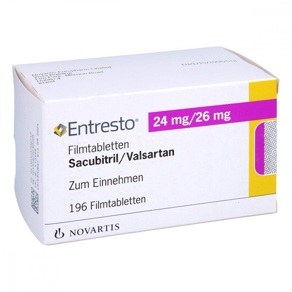 Entresto 24 Mg/26 Mg Filmtabletten (196 stk)
