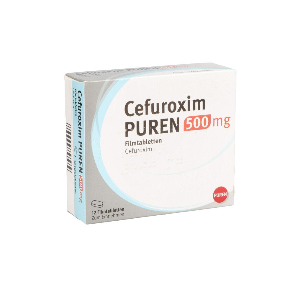 Cefuroxim Puren 500 Mg Filmtabletten (12 stk)