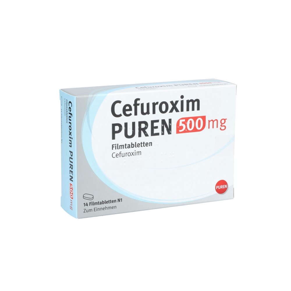 Cefuroxim Puren 500 Mg Filmtabletten (14 stk)