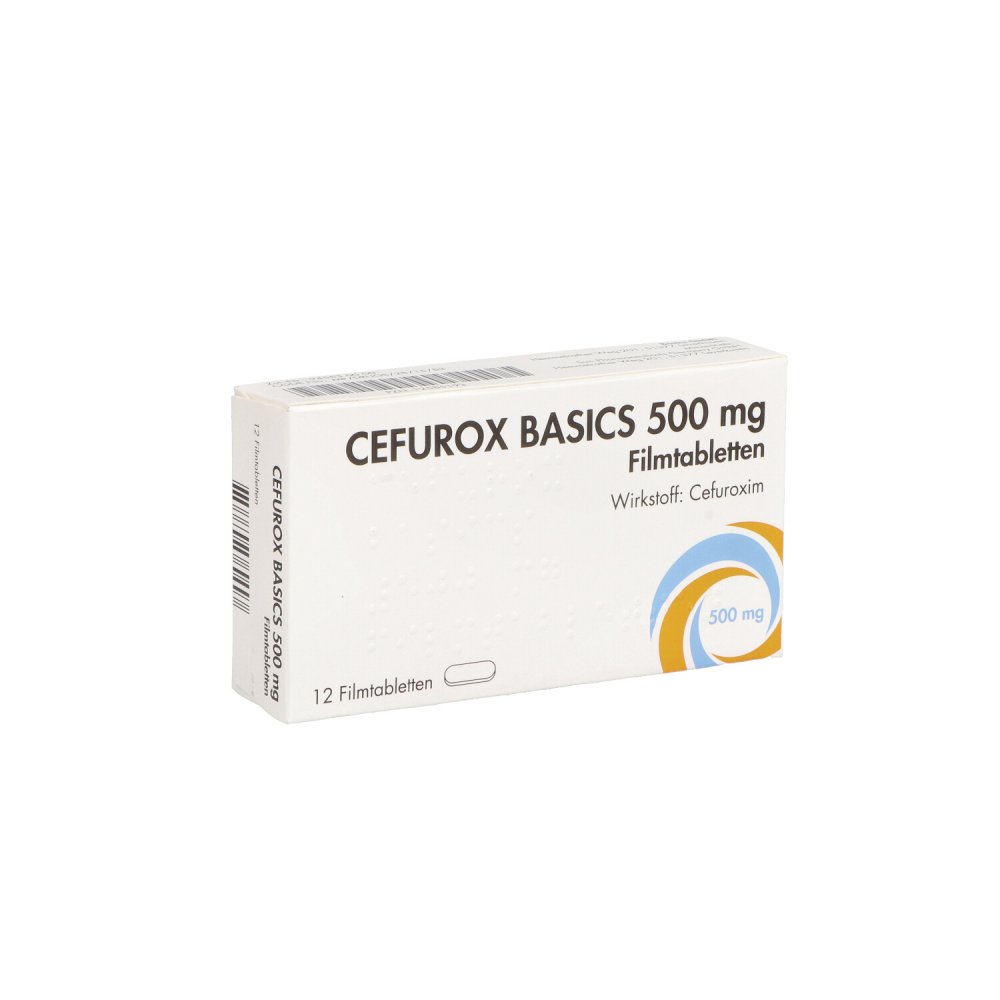 Cefurox Basics 500 Mg Filmtabletten Sun (12 stk)