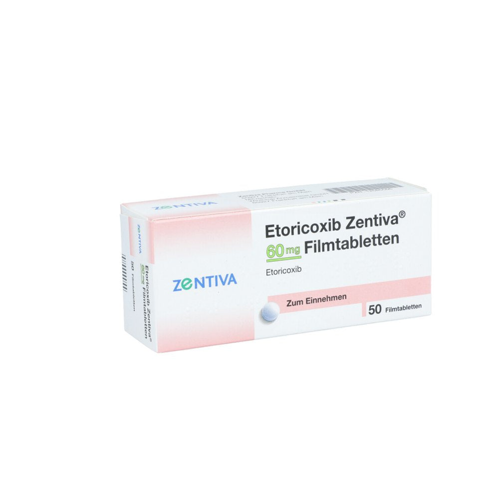 Etoricoxib Zentiva 60 Mg Filmtabletten (50 stk)